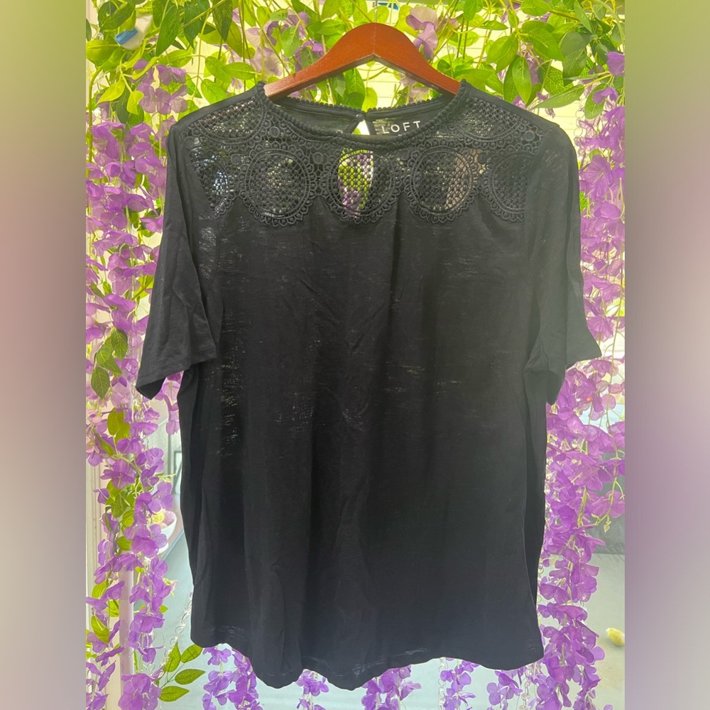 Navy blue loft top